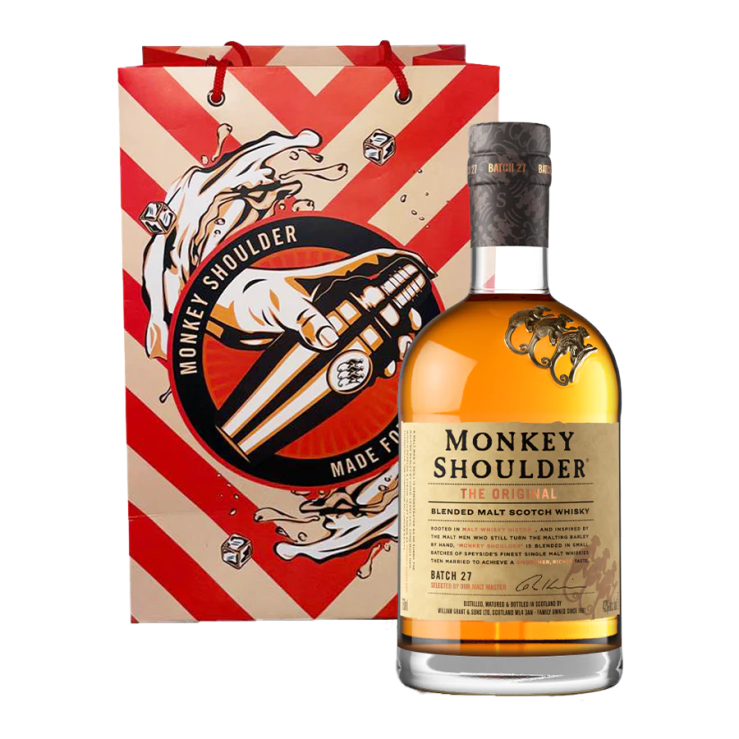 Monkey Shoulder 700ml w/ FREE Monkey Shoulder Gift Bag