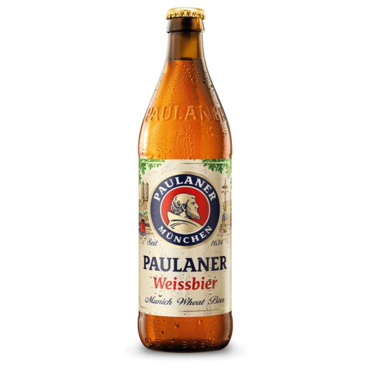 Paulaner Hefe Weissbier Naturtrub 500ml bottle