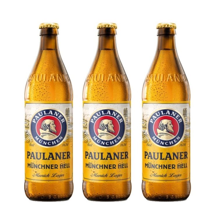 Paulaner Original Munchner Hell 330ml bottle x3