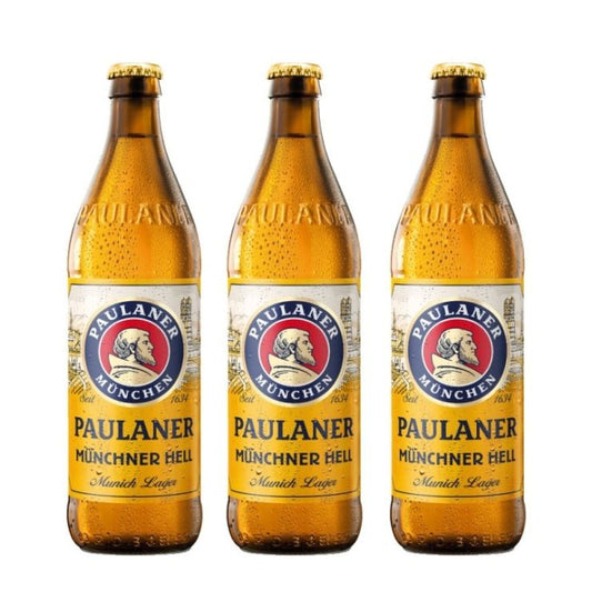 Paulaner Original Munchner Hell 330ml bottle x3