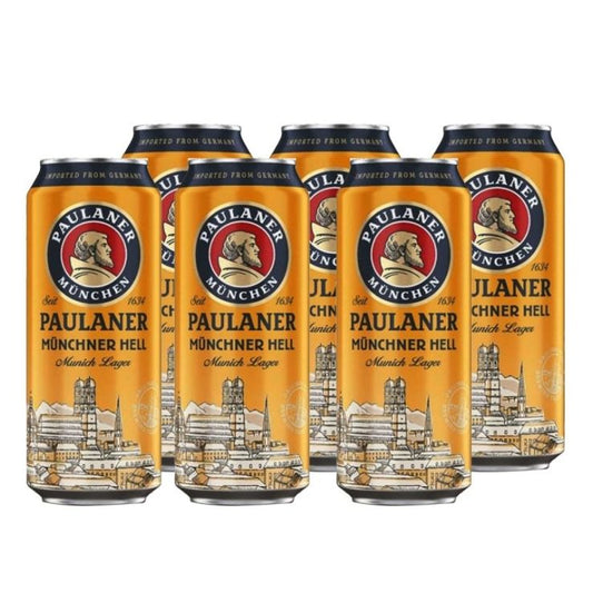 Paulaner Original Munchner Hell 500ml Can x6