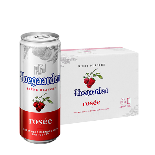 Hoegaarden Rosée Beer Can 330ml x24 (case)
