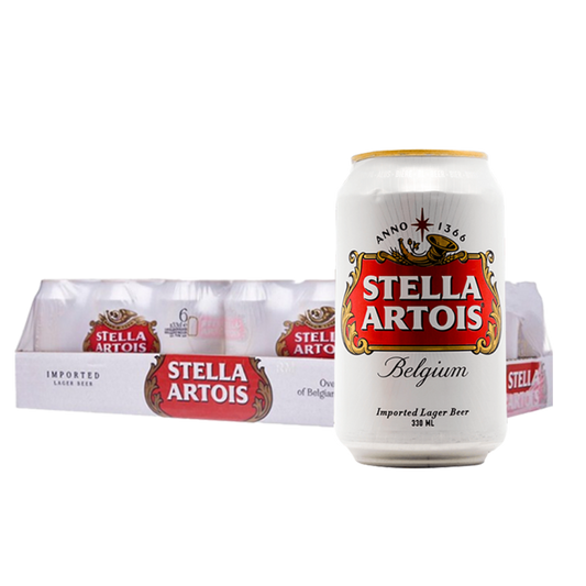 Stella Artois Beer 330ml Can X 24 (Case)