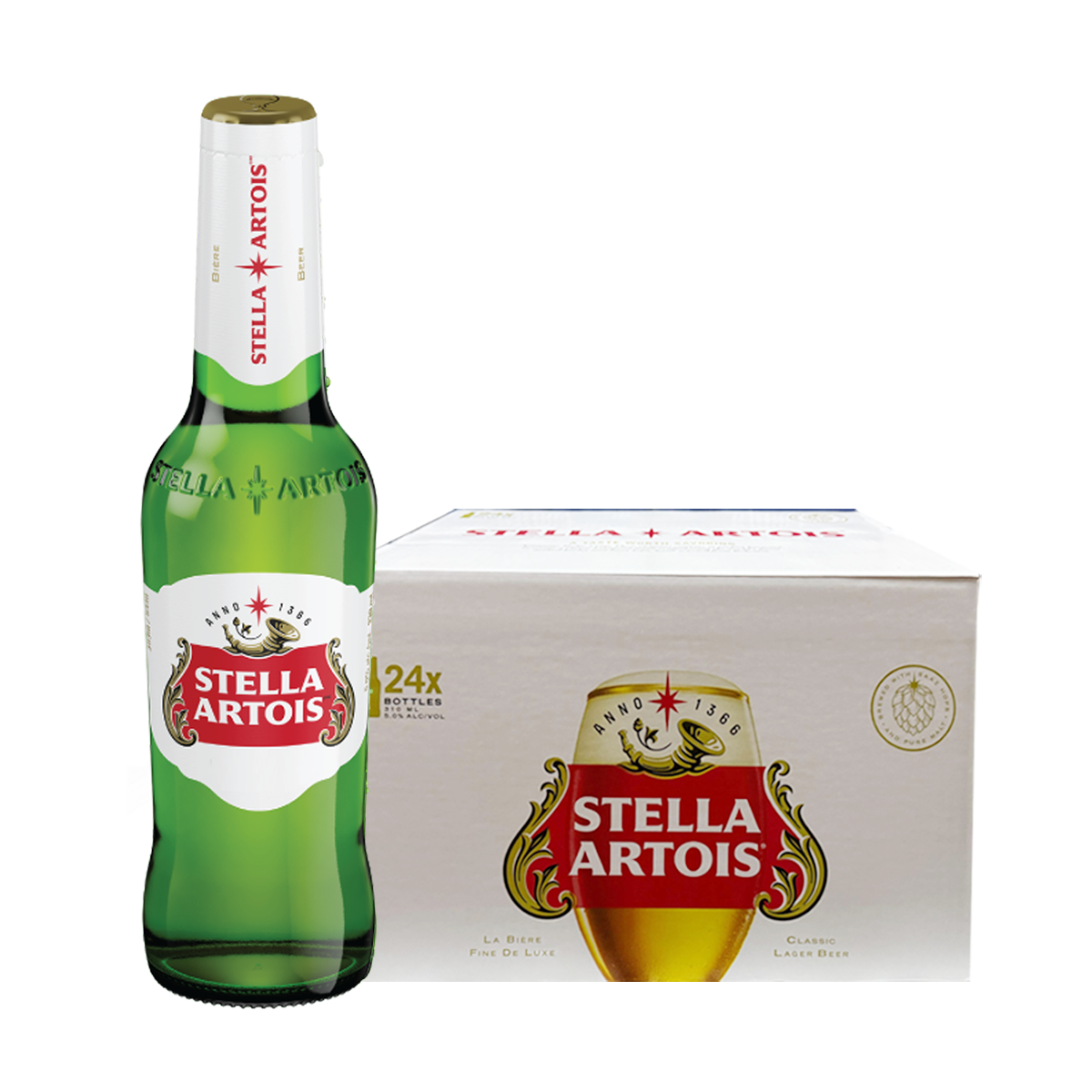 Stella Artois Beer 310ml Bottle x 24 (Case)