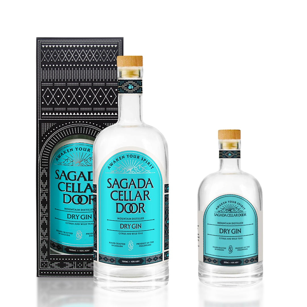 Sagada Cellar Door Dry Gin 700ml with FREE Sagada Cellar Door Dry Gin 200ml