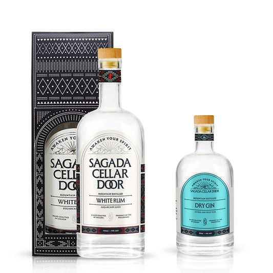 Sagada Cellar Door White Rum 700ml with FREE Sagada Cellar Door Dry Gin 200ml