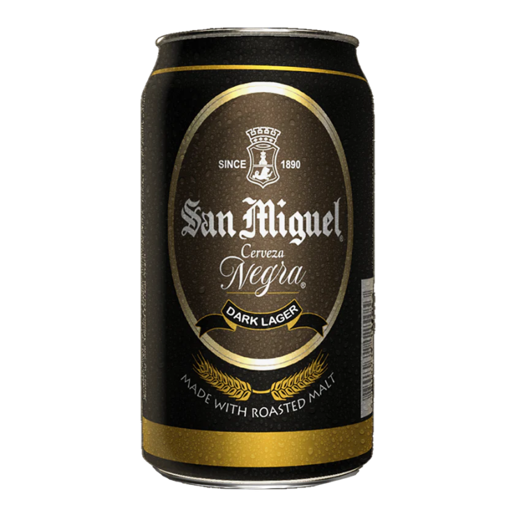 San Miguel Cerveza Negra 330ml Can