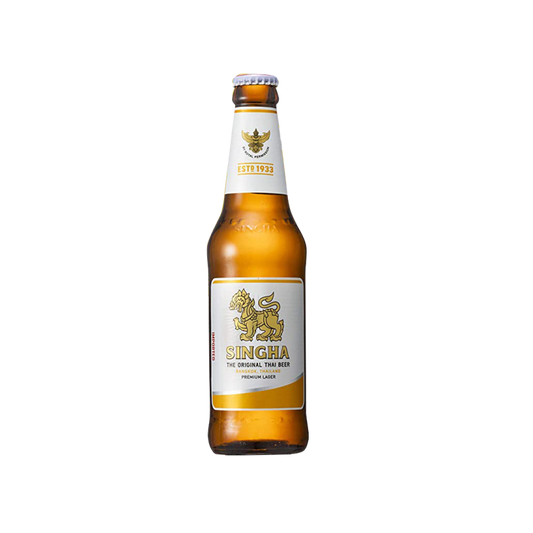 Singha Lager Beer 330ml bottle