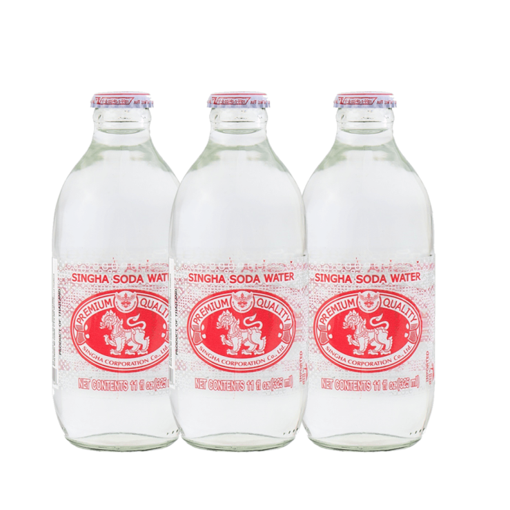 Singha Soda Water 325ml x3