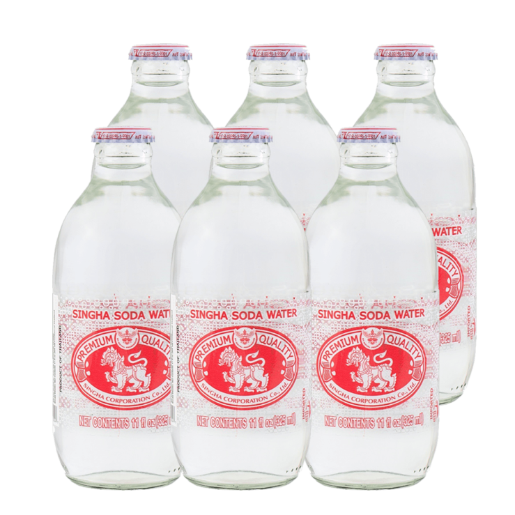 Singha Soda Water 325ml x6
