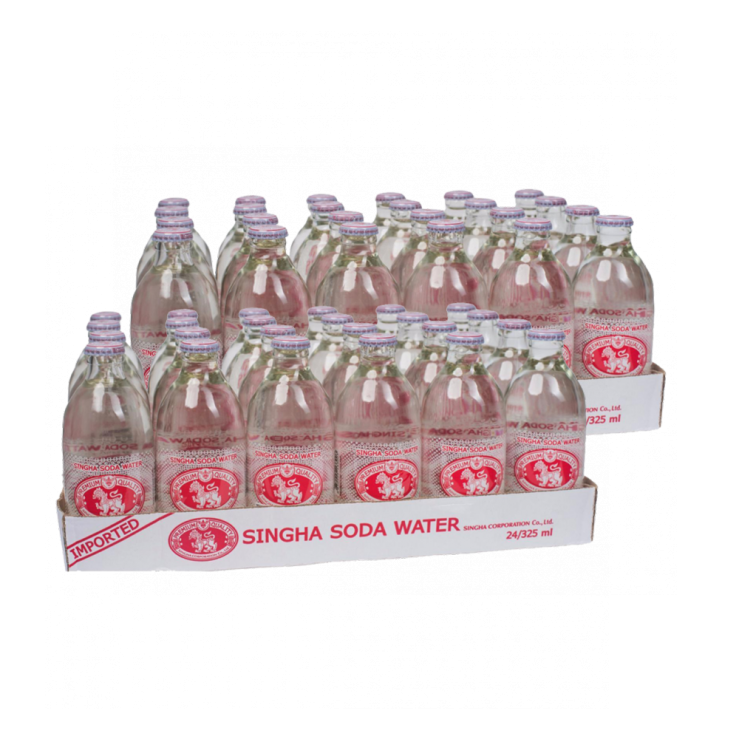 Singha Soda Water 325ml X48 (2 Cases)