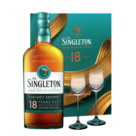 Singleton of Dufftown 18yo 700ml with FREE 2x Singleton Nosing Glass