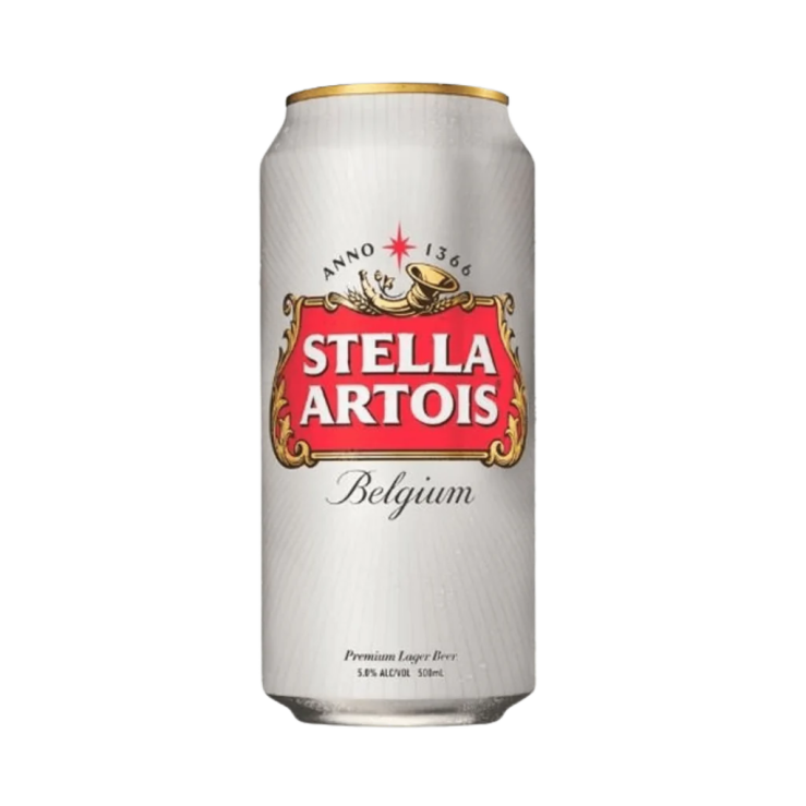 Stella Artois Beer 500ml Can