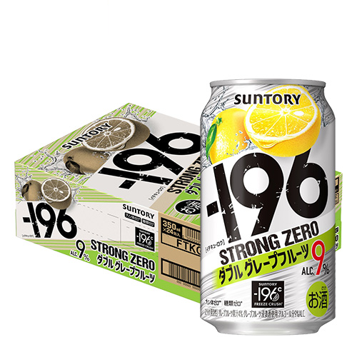 Strong Zero Double Grapefruit 350ml Can x24 (Case)