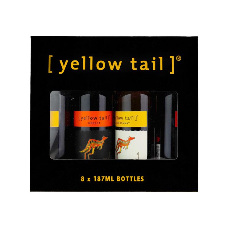 Yellow Tail Joey Pack (Total 8x Yellow Tail 187ml Bottles)