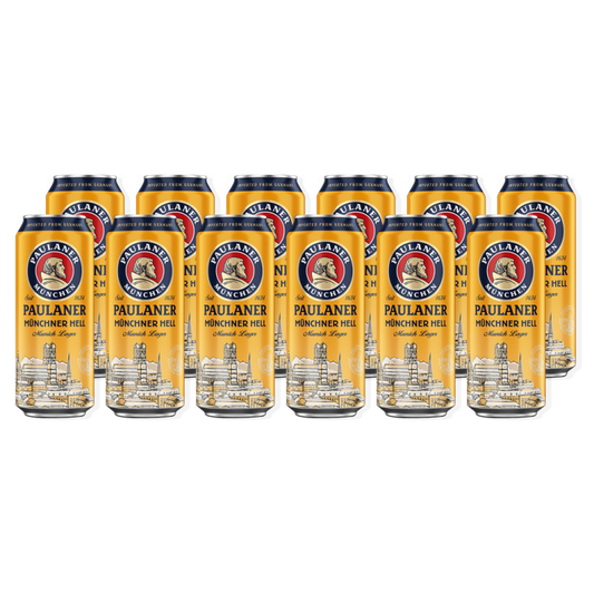 Paulaner Original Munchner Hell 500ml Can X12
