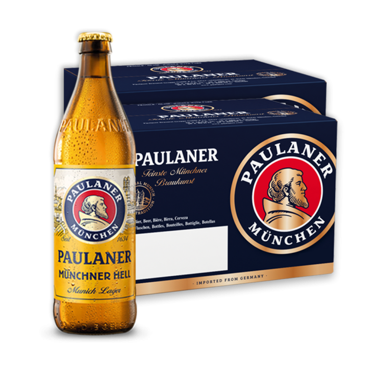 Paulaner Original Munchner Hell 500ml Bottle X40 (2 Cases)