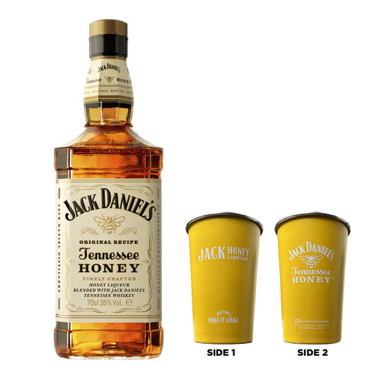 Jack Daniel's Honey 700ml with FREE 1x Jack Honey Tin Cup