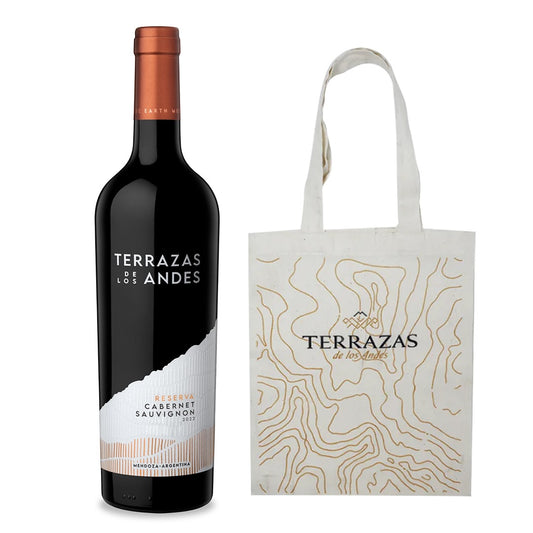 Terrazas Reserva Cabernet Sauvignon 750ml w/ FREE 1x Terrazas Tote Bag