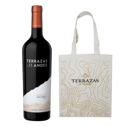 Terrazas Reserva Malbec 750ml w/ FREE 1 Terrazas Tote Bag