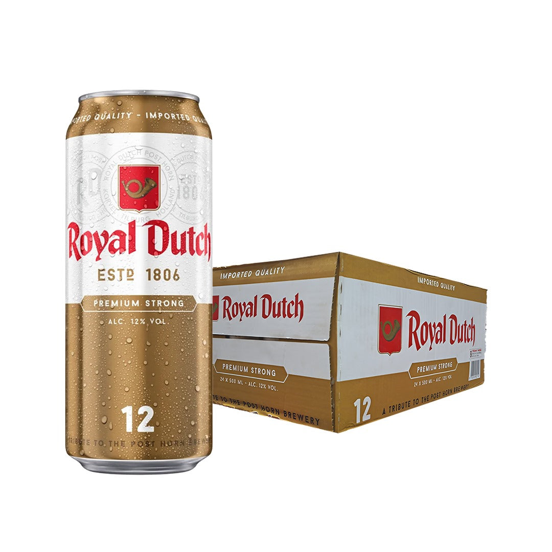 Royal Dutch Super Strong 12% Beer 500ml Can x24 (Case)