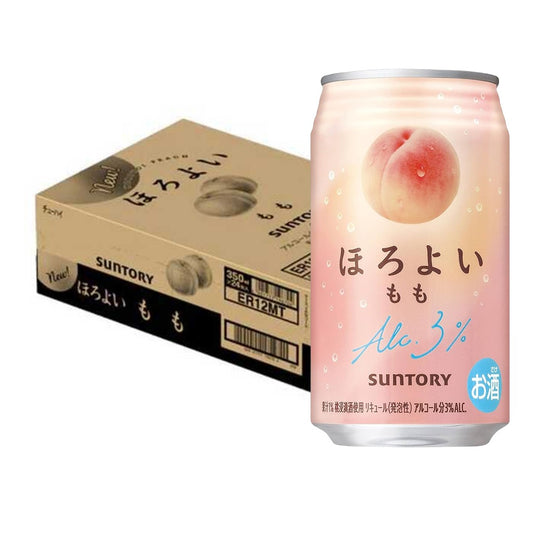 Suntory Horoyoi Peach 350ml Can x24 (Case)