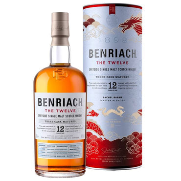Benriach The Twelve 'Year of the Dragon 2024' Edition 700ml with FREE 1x Benriach Spey Glass