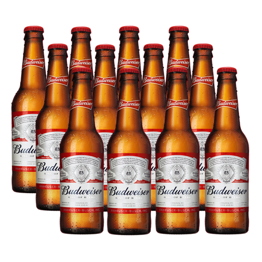 Budweiser Beer 330ml Bottle x12