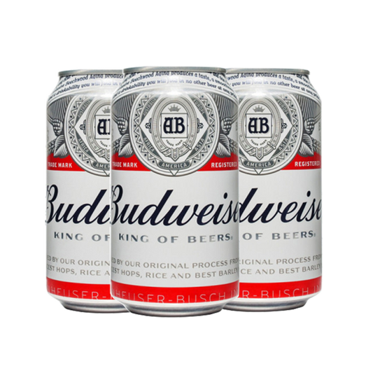 Budweiser Beer 330ml Can X 3