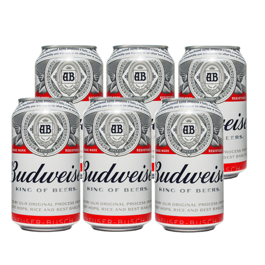 Budweiser Beer 330ml Can X 6