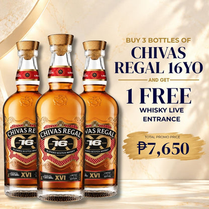 Buy 3x Chivas Regal 16YO 700ml with FREE 1x Gen Ad WL Manila 2026 Ticket