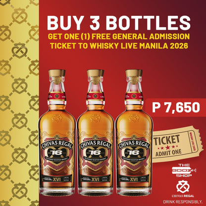 Buy 3x Chivas Regal 16YO 700ml with FREE 1x Gen Ad WL Manila 2026 Ticket