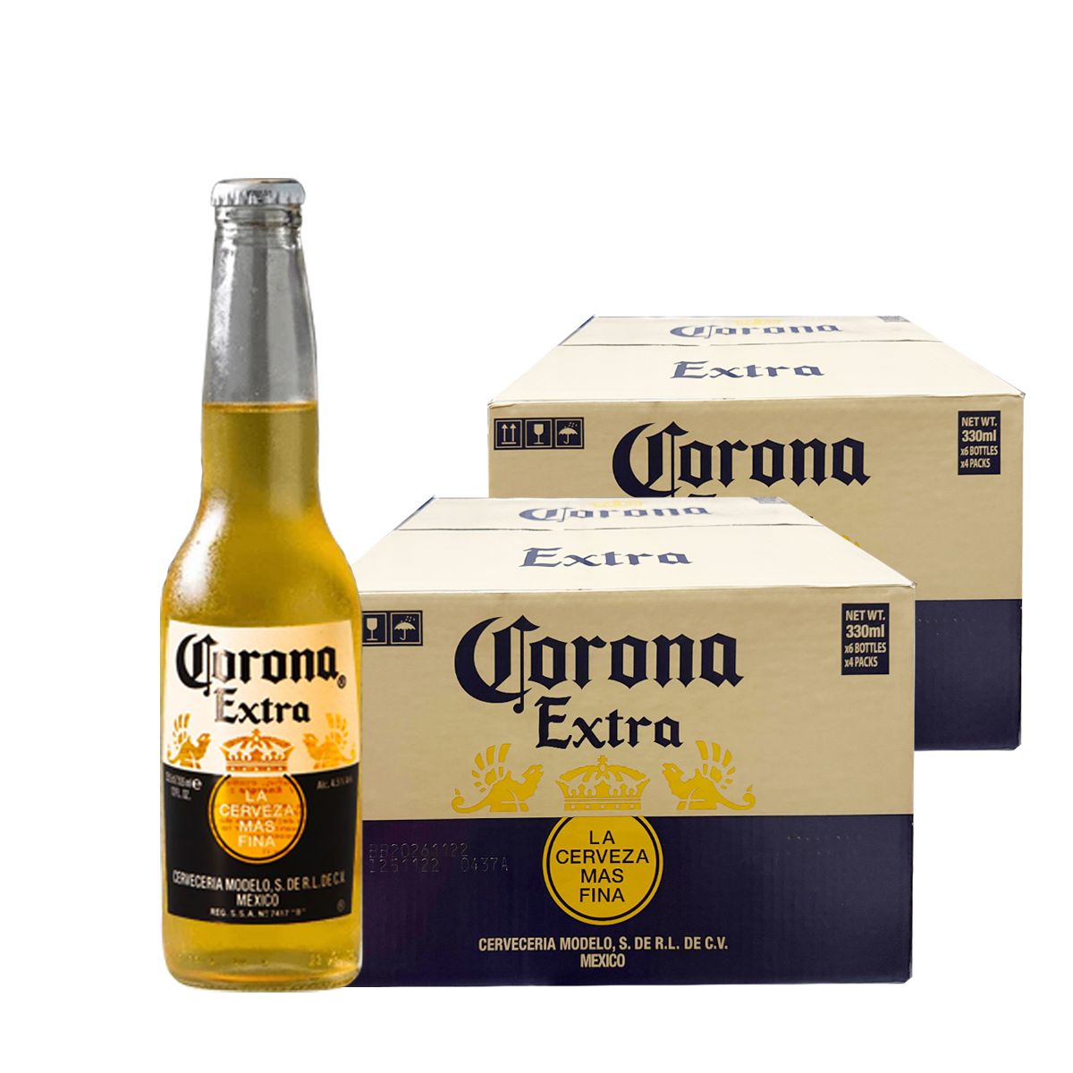 Buy 1 Take 1 Case: Corona Extra Beer 330ml Bottle x48 (Total 2 cases)