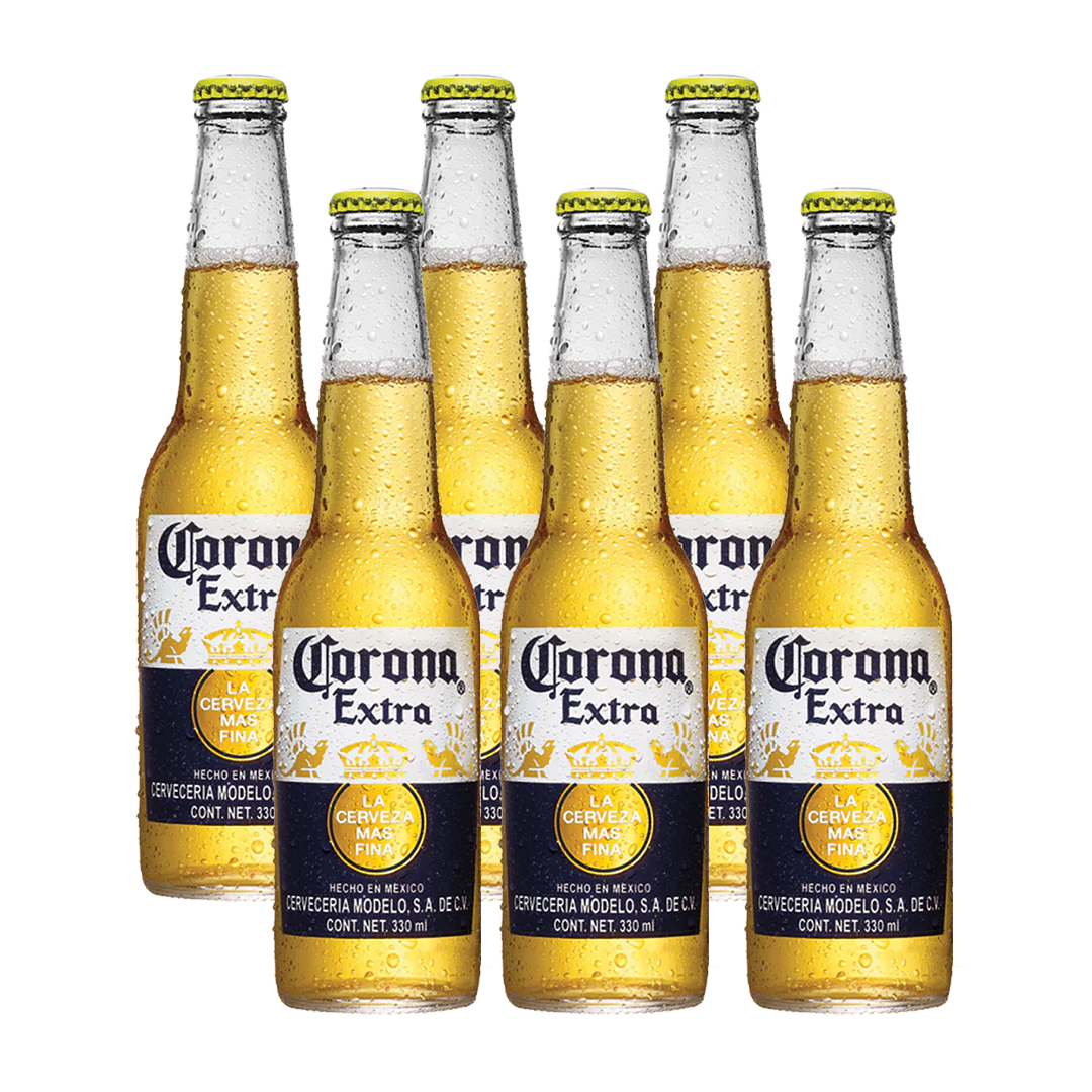 Corona Extra Beer 330ml Bottle x6