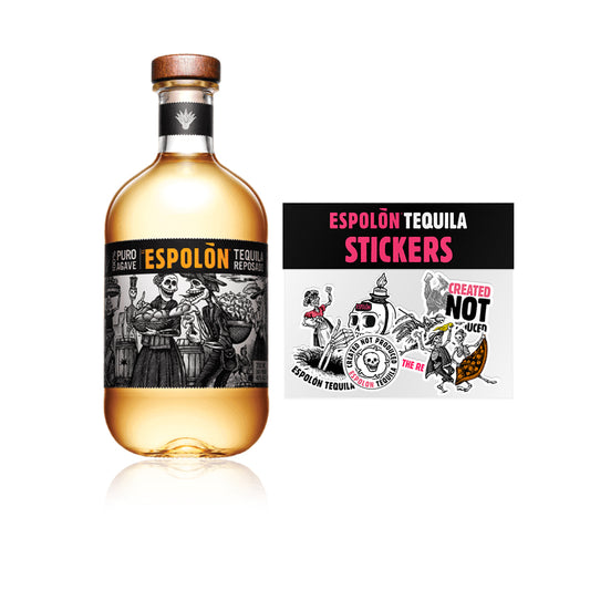 Espolon Reposado Tequila 750ml with FREE Jose Posada Stickers