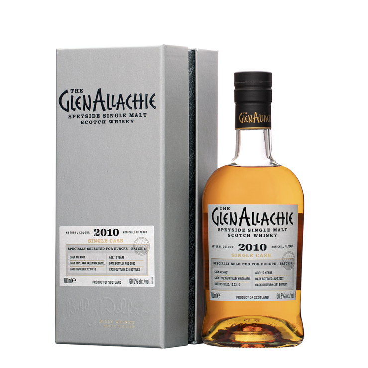 GlenAllachie 2010 – 12YO Napa Valley Wine Barrel Batch 5 60.6% 700ml