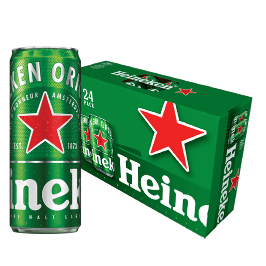 Heineken Original Beer Can 330ml x24 (Case)