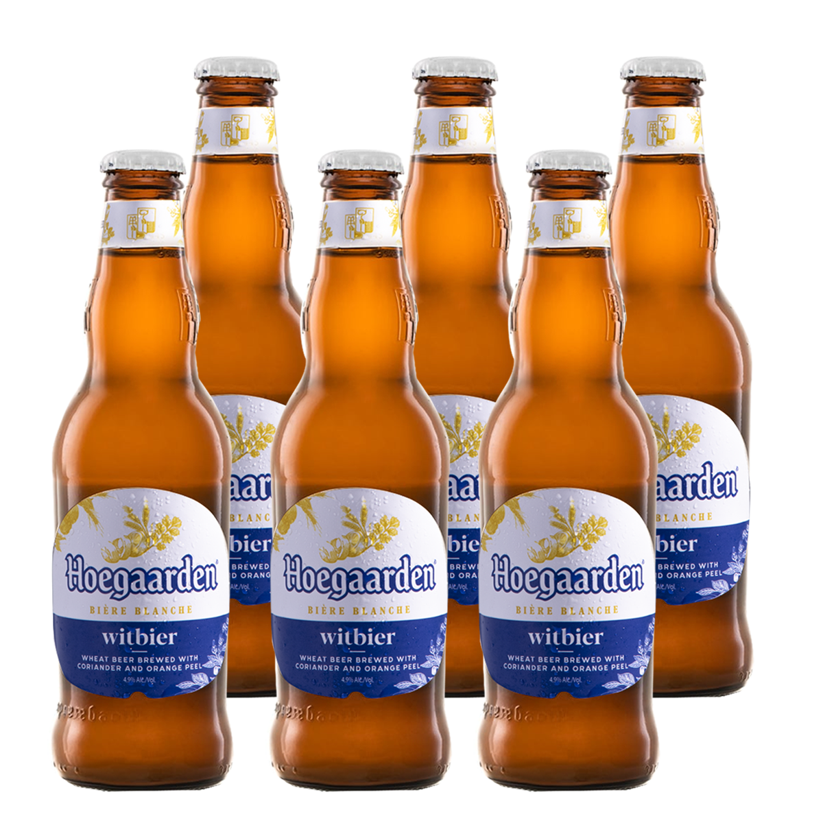 Hoegaarden White Beer 330ml Bottle x6