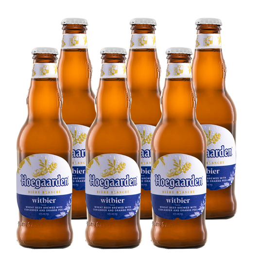 Hoegaarden White Beer 330ml Bottle x6