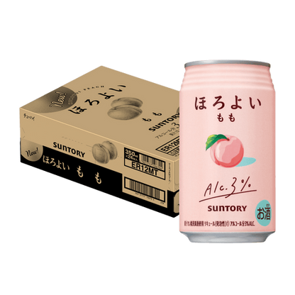 Suntory Horoyoi Peach 350ml Can x24 (Case)
