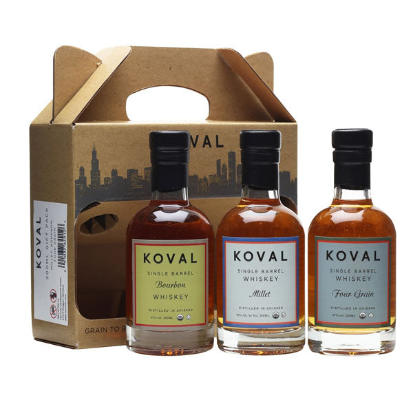 Koval Whisky Gift Pack 200ml (Total 3 Bottles) – The Booze Shop