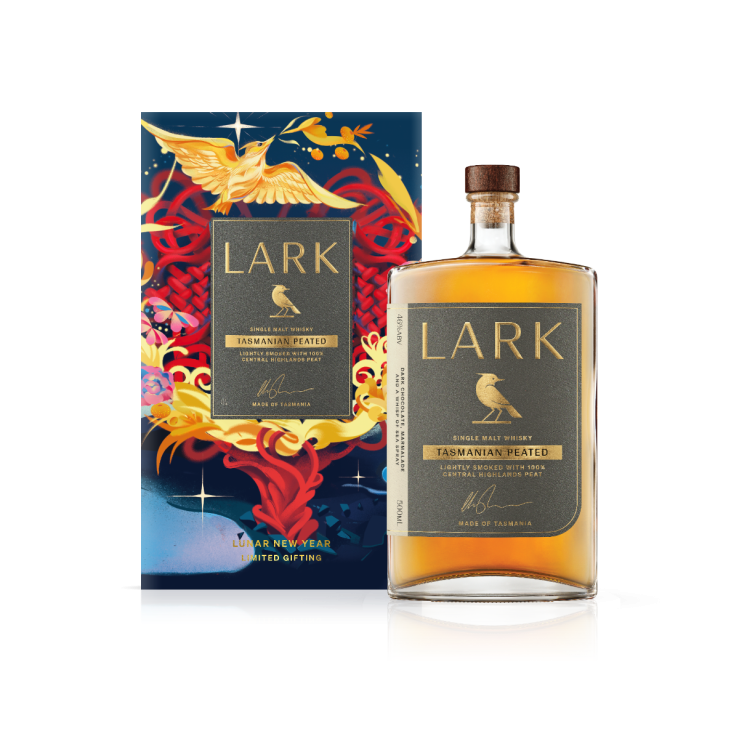 Lark Tasmanian Peated Whisky 500ml Lunar Year Edition