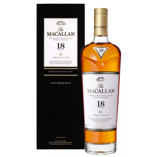 Macallan 18YO Sherry Oak 700ml (2022 Release)