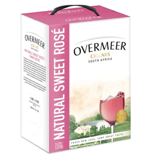 Overmeer Natural Sweet Rosé Wine 5L
