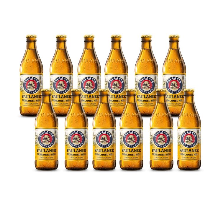 Paulaner Original Munchner Hell 330ml bottle x12