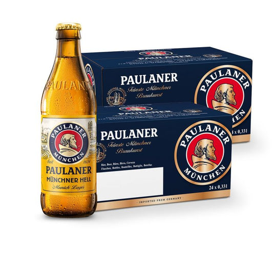 Paulaner Original Munchner Hell 330ml bottle x48 (2 Case)