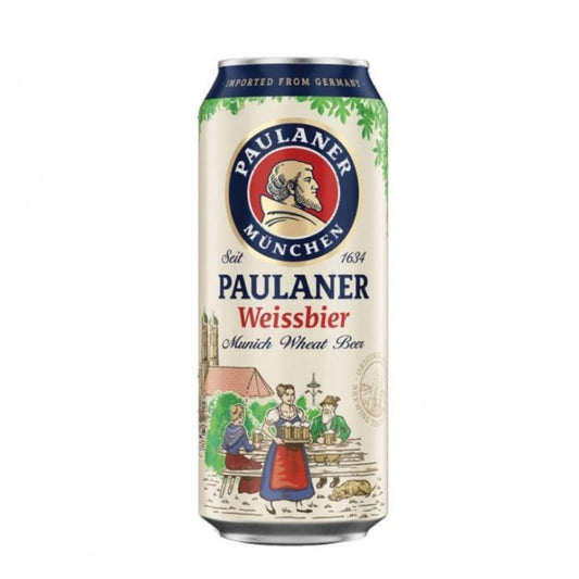 Paulaner Hefe Weissbier Naturtrub 500ml Can