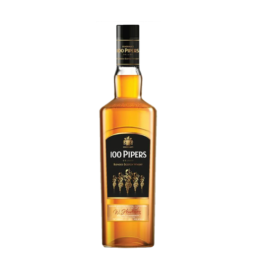 100 Pipers Deluxe Blended Scotch Whisky 700ml
