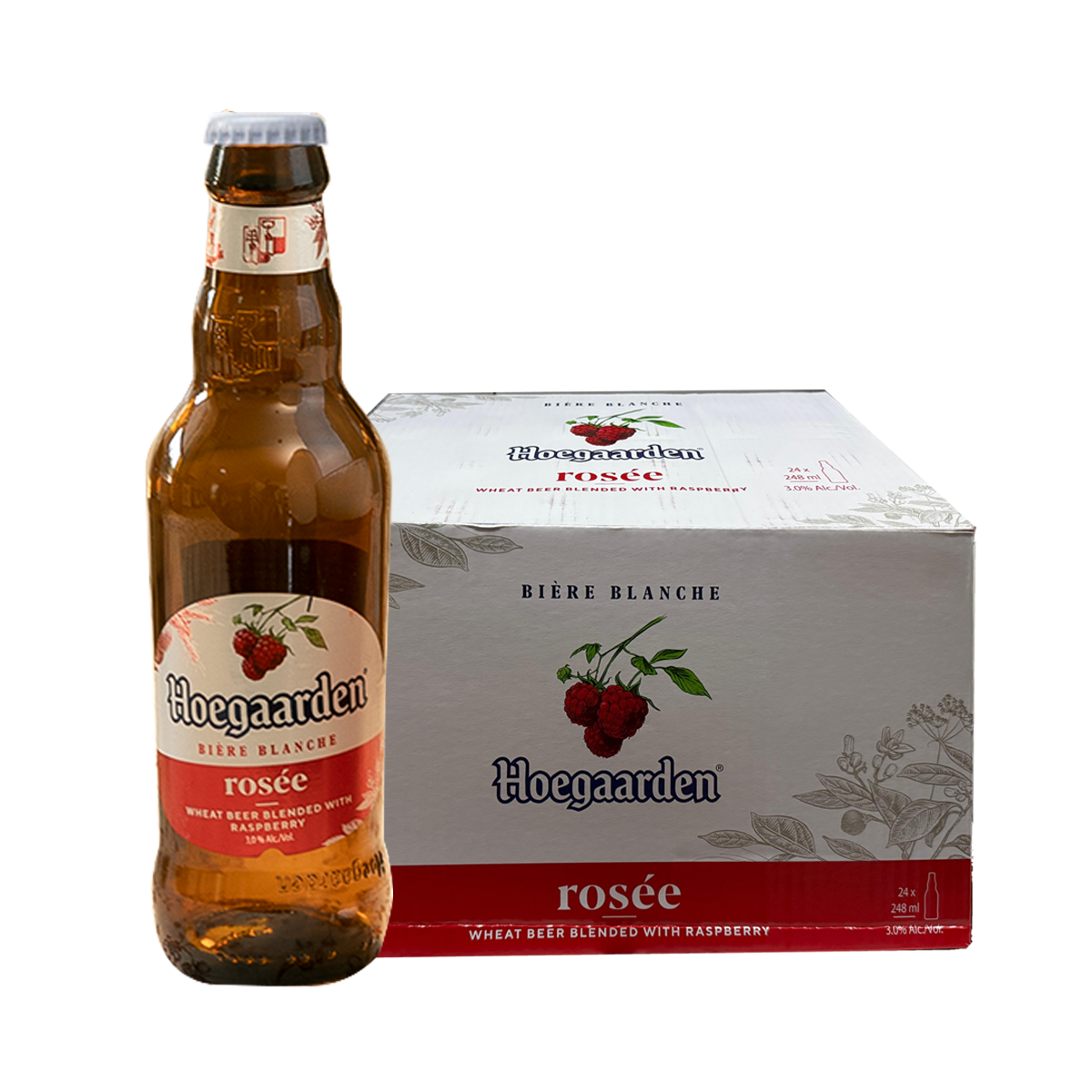 Hoegaarden Rosée Beer 248ml Bottle x 24 (Case)