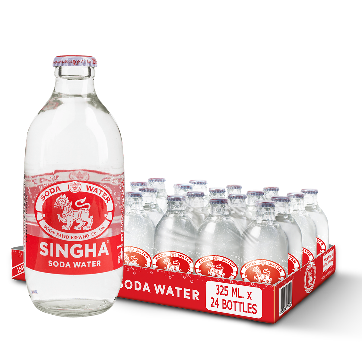 Singha Soda Water 325ml x24